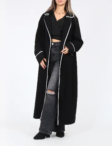 Palton SHEIN, negru Negru
