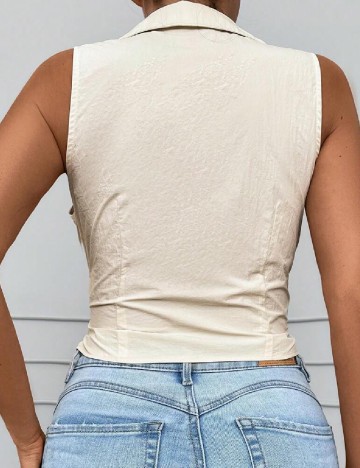 Top SHEIN, crem
