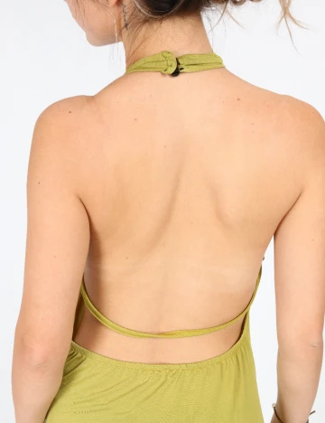 Rochie lunga SHEIN, verde Verde
