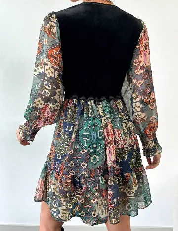 Rochie scurta Samdan, mix culori Mix culori