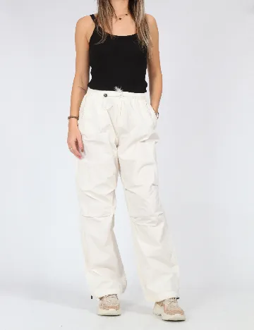 Pantaloni Cavallone, alb Alb
