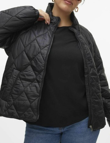 Geaca Vero Moda Curve, negru