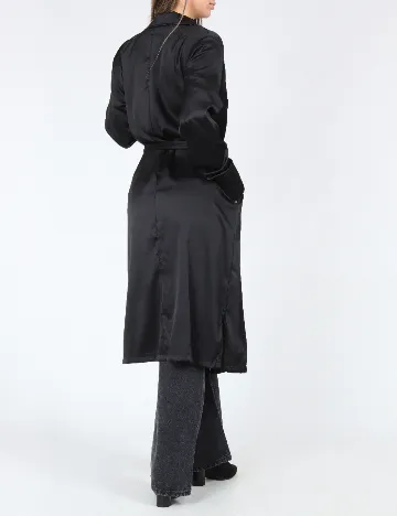 Trench SHEIN, negru Negru