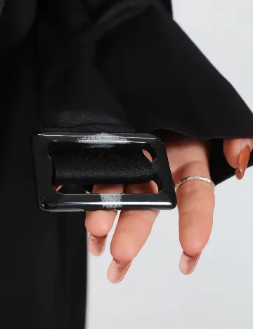 Trench SHEIN, negru Negru