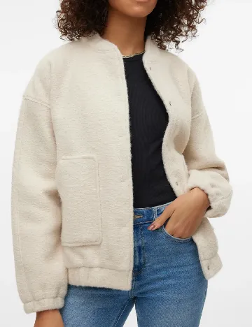 Jacheta Vero Moda, crem Crem