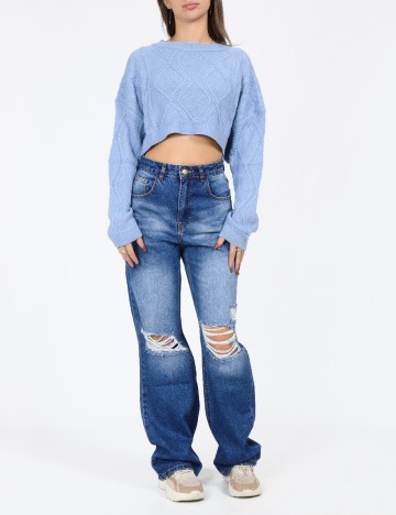 Top SHEIN, albastru