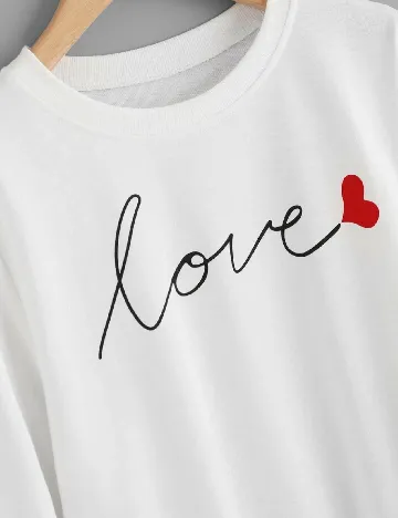 Bluza SHEIN, alb Alb