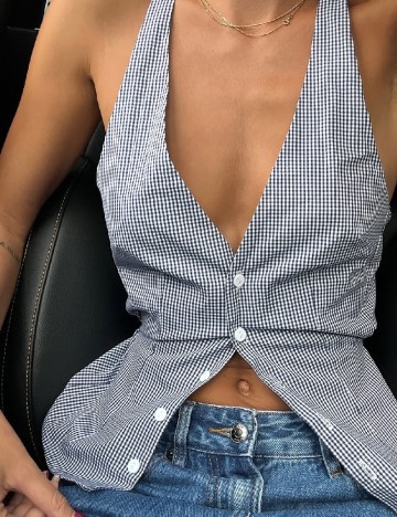 Top SHEIN, albastru