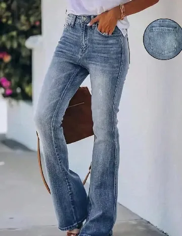 Blugi SHEIN, albastru Albastru