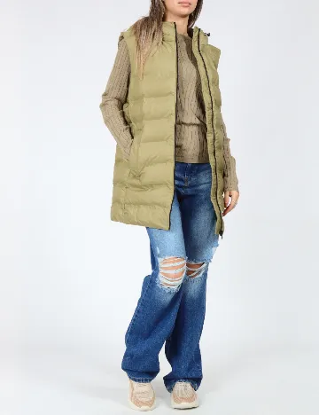 Vesta Vero Moda, verde Verde