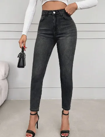 Blugi SHEIN, negru Negru