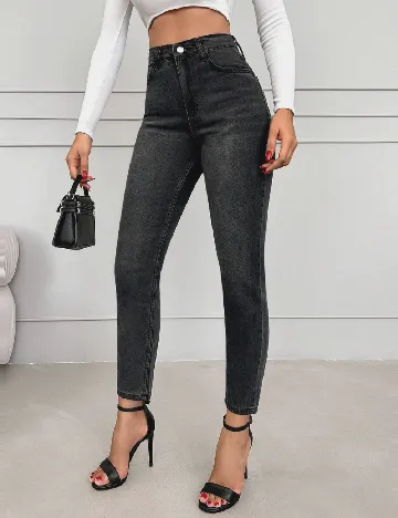 Blugi SHEIN, negru Negru