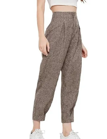 Pantaloni SHEIN, maro Maro