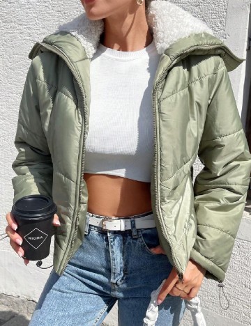 Geaca SHEIN, verde