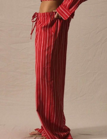 Pantaloni Musera, rosu