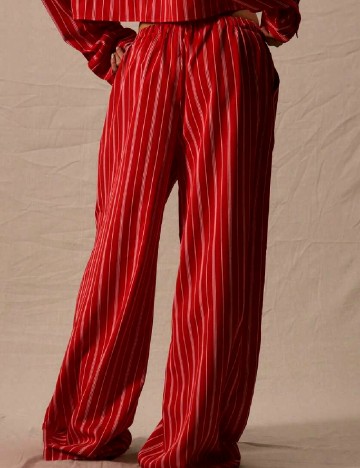 Pantaloni Musera, rosu