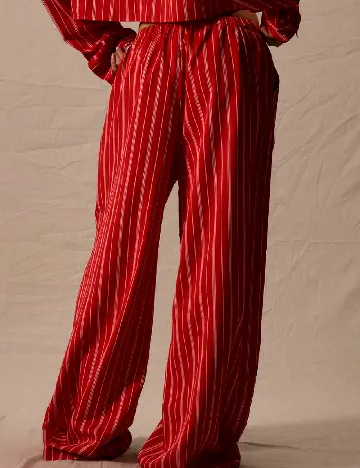 Pantaloni Musera, rosu Rosu