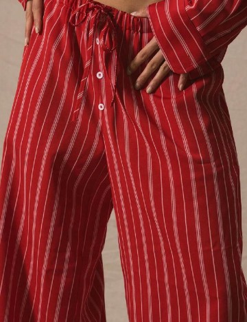 Pantaloni Musera, rosu