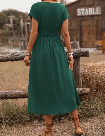 Rochie medie SHEIN, verde Verde