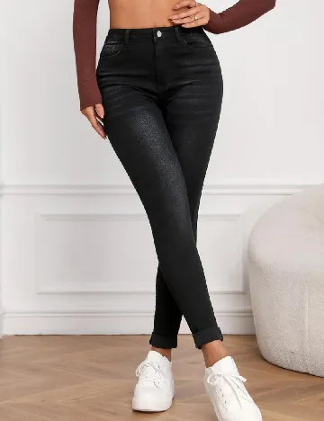 Blugi SHEIN, negru Negru