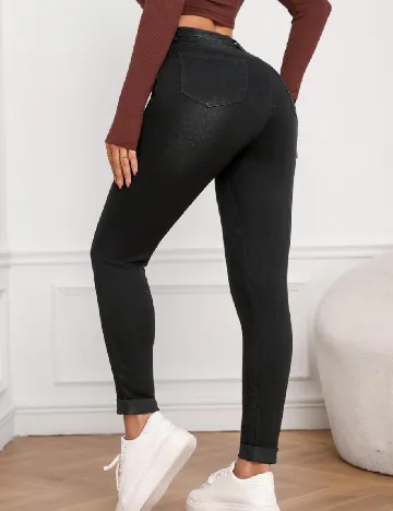 Blugi SHEIN, negru Negru