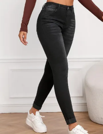 Blugi SHEIN, negru Negru