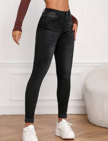 Blugi SHEIN, negru Negru