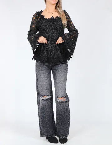Bluza Anewsta, negru Negru