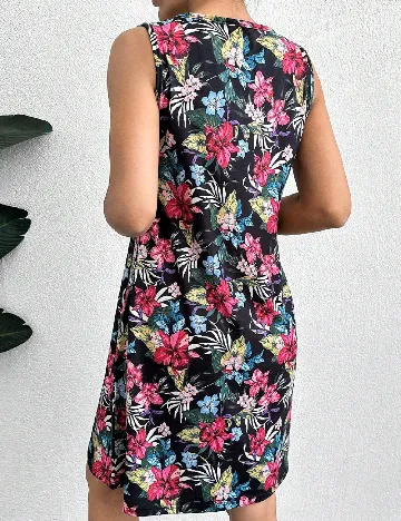 Rochie scurta SHEIN, floral print Floral print