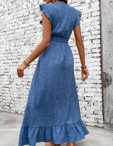 Rochie lunga SHEIN, albastru Albastru