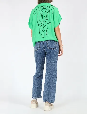 Camasa SHEIN, verde Verde