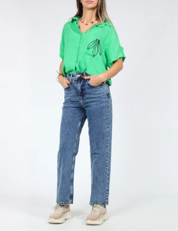 Camasa SHEIN, verde Verde