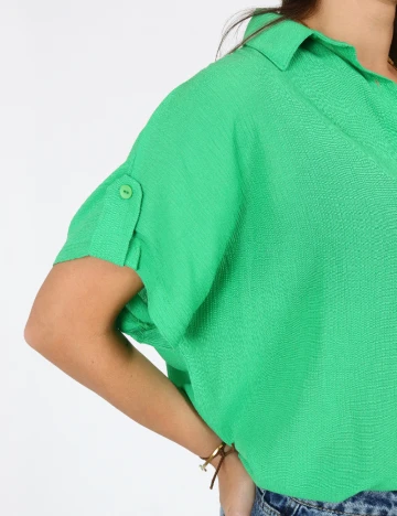 Camasa SHEIN, verde Verde