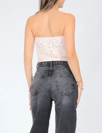 Top SHEIN, roz pudra Roz