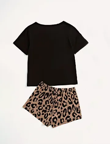 Pijama SHEIN, negru Negru