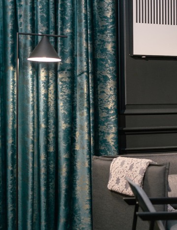 Draperie SHEIN, verde