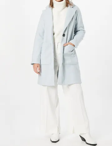 Palton Only, bleu Albastru