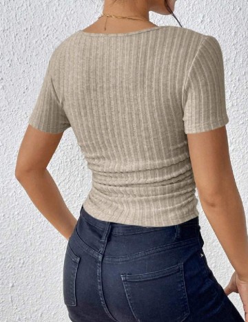 Tricou SHEIN, bej