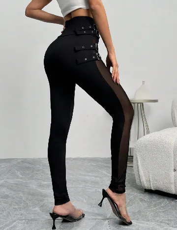 Pantaloni SHEIN, negru Negru