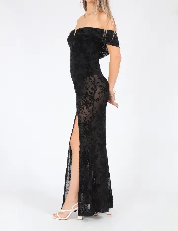 Rochie lunga SHEIN, negru Negru