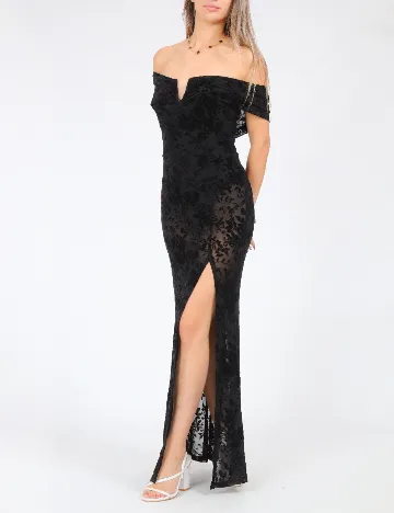 Rochie lunga SHEIN, negru Negru