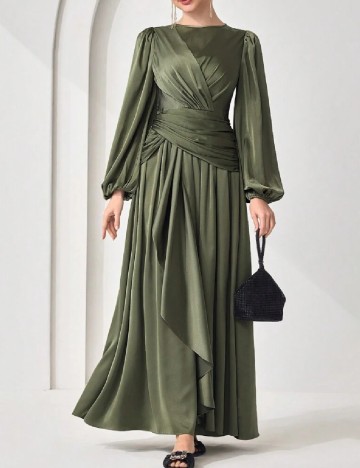 Rochie lunga SHEIN CURVE, verde
