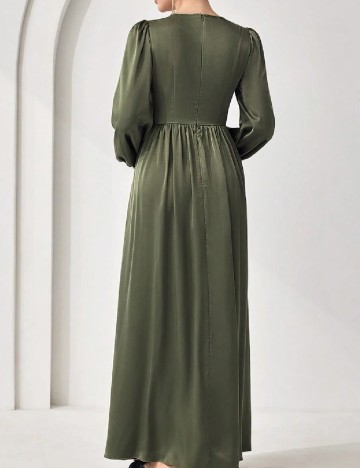 Rochie lunga SHEIN CURVE, verde