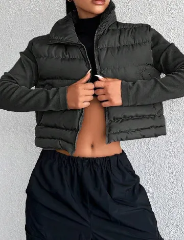 Geaca SHEIN, negru Negru