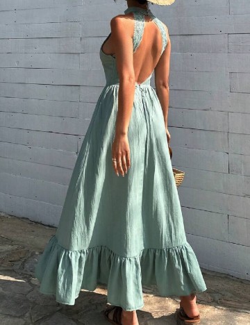 Rochie lunga SHEIN, verde