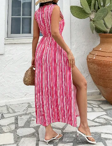 Rochie medie SHEIN, roz/alb Roz