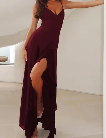 Rochie lunga SHEIN, visiniu Rosu