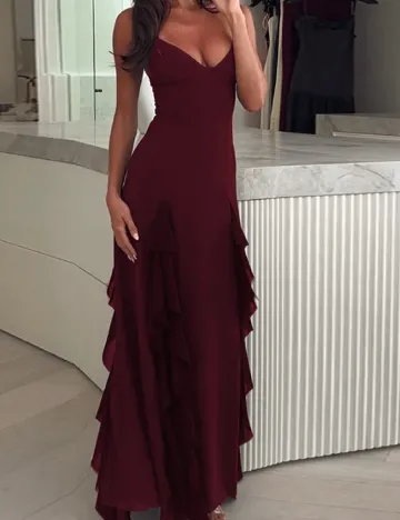 Rochie lunga SHEIN, visiniu Rosu