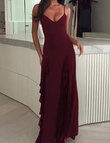 Rochie lunga SHEIN, visiniu Rosu
