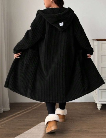 Palton SHEIN CURVE, negru